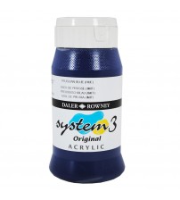 Daler Rowney System3 500 ml Akrilik Boya 134 Prussian Blue Hue 